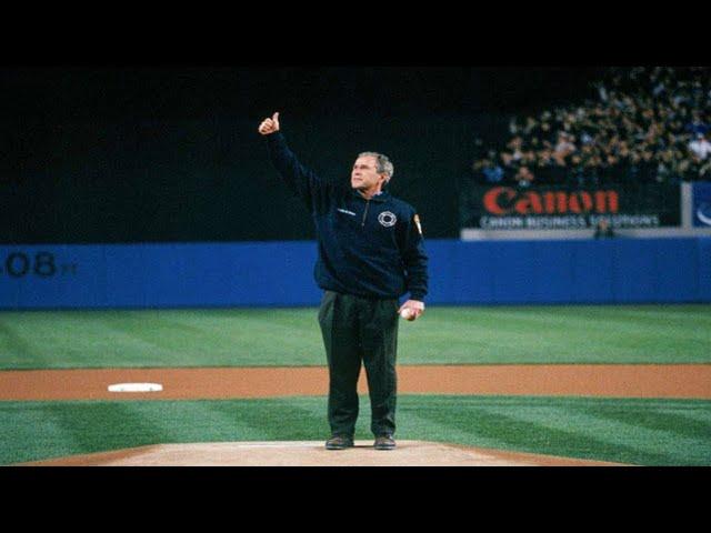 Remembering President Bush’s First Pitch at Yankee Stadium After 9/11