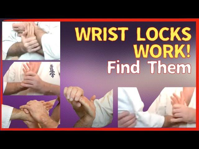 Wrist locks work! And you can find them everywhere.  Training with Shihan Cameron Quinn