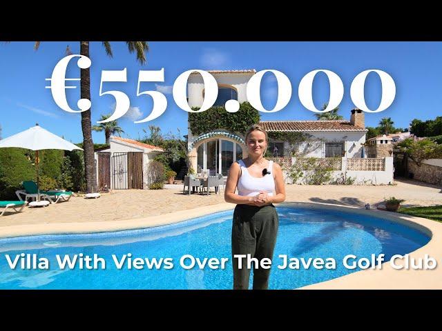 Inside a Villa with Stunning Views Over the Javea Golf Club