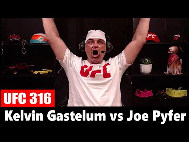 UFC 316: Kelvin Gastelum vs Joe Pyfer FULL FIGHT REACTION