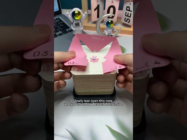 Limited Time Promotion! Pink Sakura tree 3D calendar#memopad #assembly #satisfying #asmr  Order