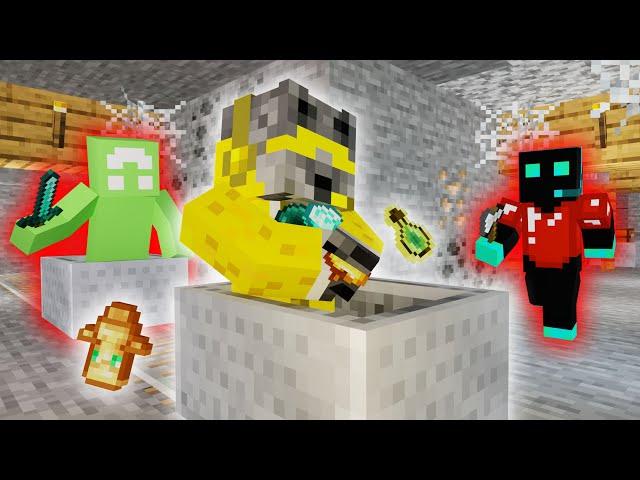 Minecraft Manhunt, But Minecarts Are Secretly OP...