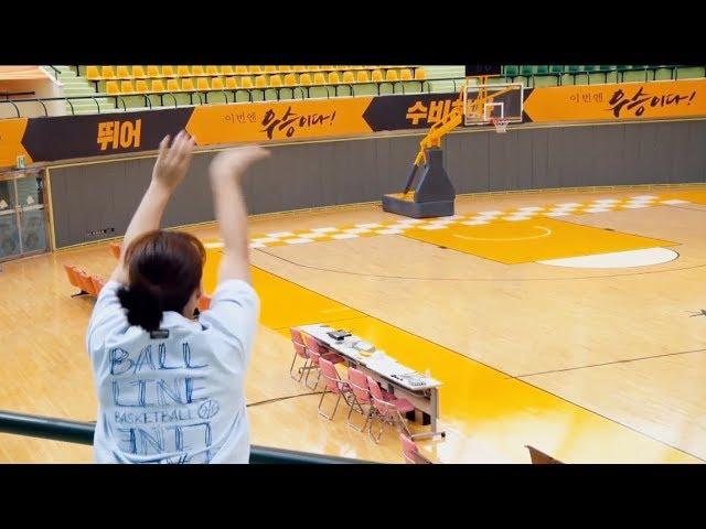 관중석에서 던진 3점슛?? 이게 들어간다고??