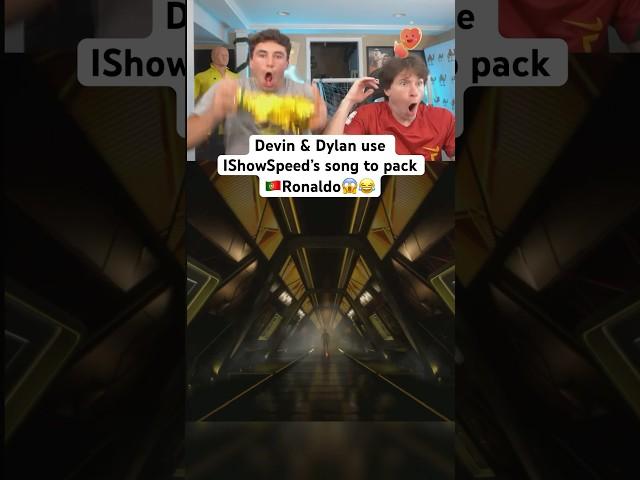 Devin & Dylan use IShowSpeed’s song to pack Ronaldo