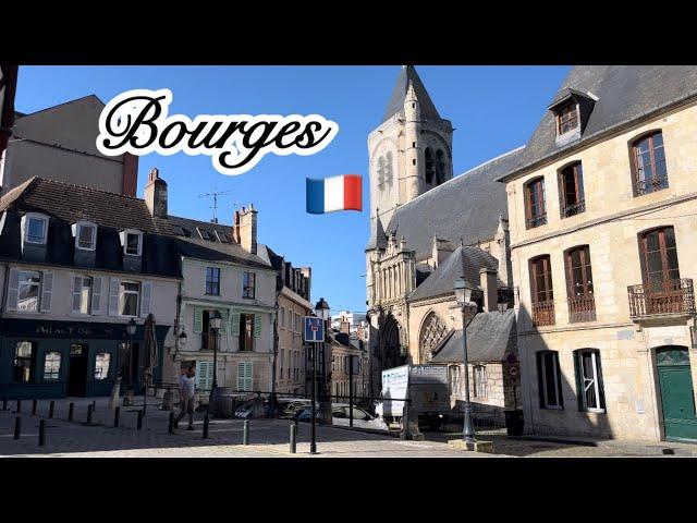 Bourges, France  Walking Tour, October 16, 2024 Europe City Walk 4K 60fps