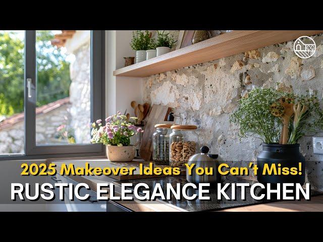 Rustic Elegance: 2025 Kitchen Makeover Ideas Using Nature’s Best