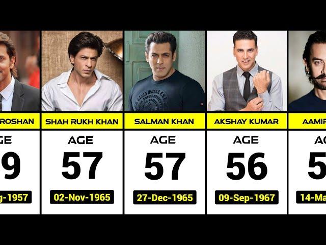 Real Age Of Bollywood Actors In 2023