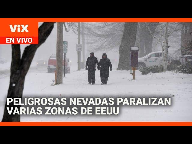 Frío extremo e intensas nevadas paralizan varias zonas de EEUU | La Voz de la Mañana