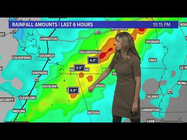 Stormy Saturday with tornadoes, heavy rainfall; scattered showers expected early Sunday