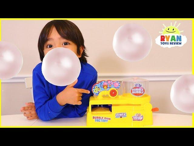 Make your own real working bubble gum with Ryan ToysReview