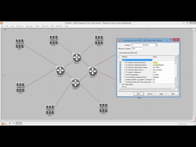 OPNET Lab 5: Routing Information Protocol