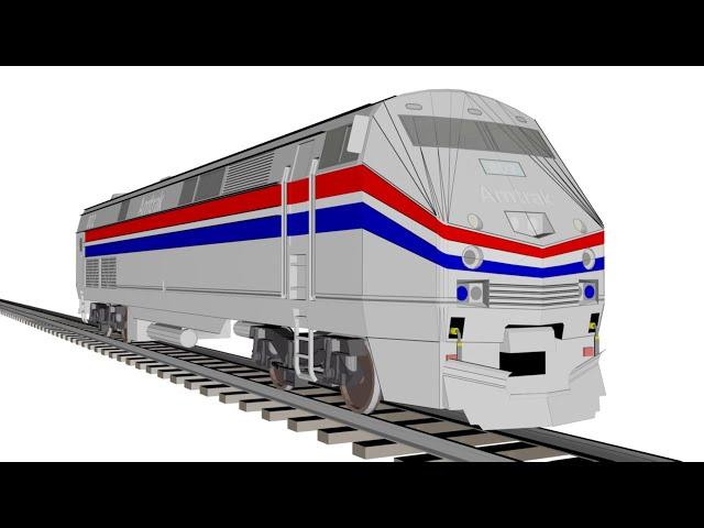 AMTRAK General Electric Genesis P42DC Locomotive operator cab devices overview #1.