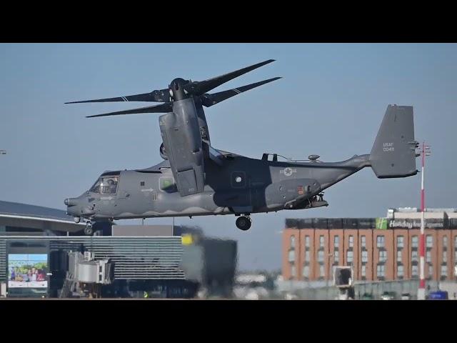 Bell Boeing V-22 Osprey na lotnisku w podrzeszowskiej Jasionce