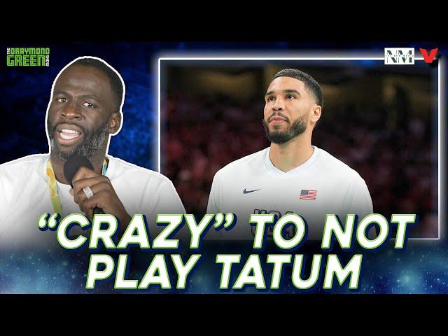 Jayson Tatum getting no minutes for Team USA Basketball is "crazy" | Draymond Green Show