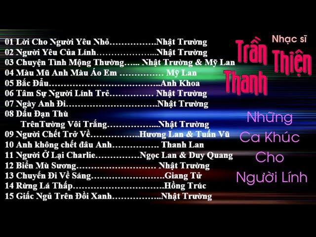 Nhạc sĩ Trần Thiện Thanh, Tình khúc cho người Lính