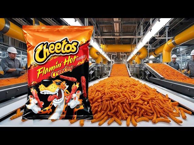 HOW Cheese CHEETOS are MADE in FACTORIES 