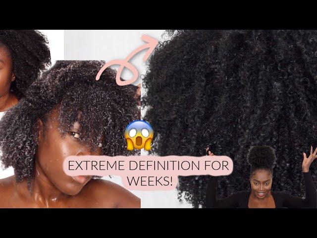 HOW TO GET EXTREME LONG LASTING DEFINITION ON TYPE 4A/4B/4C HAIR || BEST WASH & GO METHOD FOR