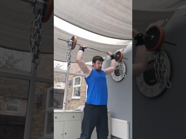 Continuous bar 30kg workout #fit #fitness #strong #squats #armworkout #motivation #workout