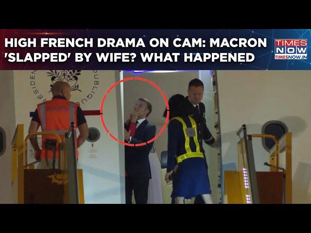 Macron 'Slapped' By Wife Brigitte? Watch French Drama On Plane During Vietnam Visit| Video Viral