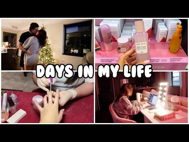 DAYS IN MY LIFE  | Putting Up The Christmas Tree, Running Errands, & Working