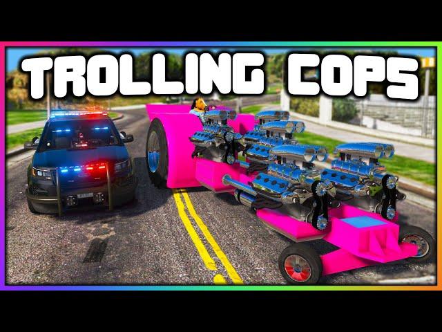 GTA 5 Roleplay - TROLLING COPS WITH 1000HP TRACTOR | RedlineRP