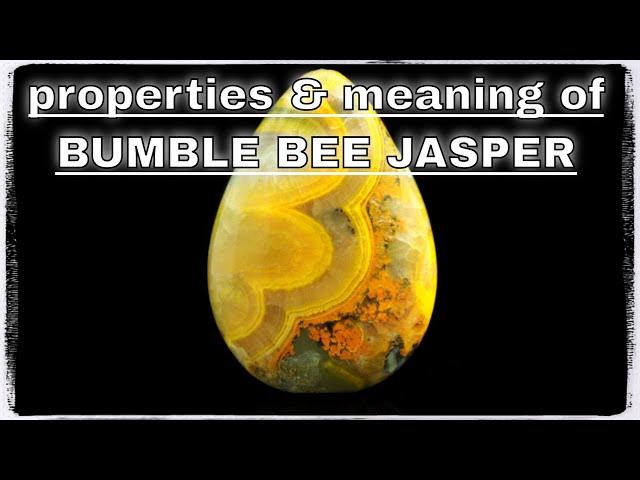 Bumble Bee Jasper Meaning Benefits and Spiritual Properties