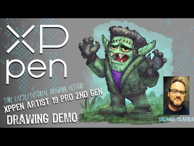 XPPen Artist Pro 19(Gen 2) review by an artist with demo