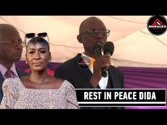 I WILL MISS YOU!DIDA'S FATHER EMOTIONAL SPEECH AT HER DAUGHTER'S BURIAL