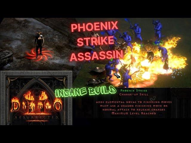 DIABLO 2 RESURRECTED PHOENIX STRIKE ASSASSIN  INSANE BUILD