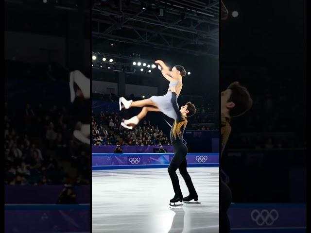A dance of Dreams on ice #heightdifference #figureskating