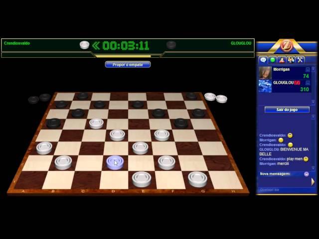 Playing checkers 3D Pt2 (GLOUGLOU )
