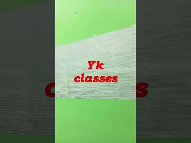 yk classes|new coaching center|by yashavant sir