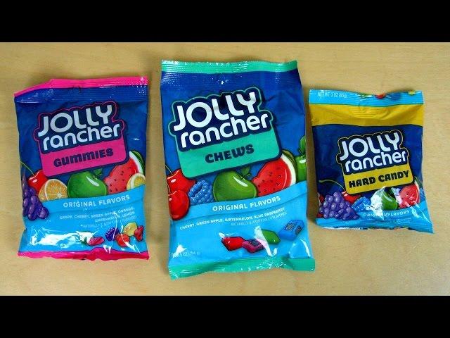 3 Jolly Rancher Varieties: Chews, Gummies and Hard Candies