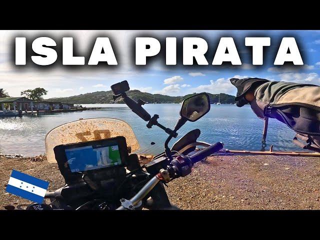 Quedo IMPACTADO con ISLA PIRATA en HONDURAS  / Cap 131 / TRIPLTEK / USHUAIA a ALASKA en MOTO