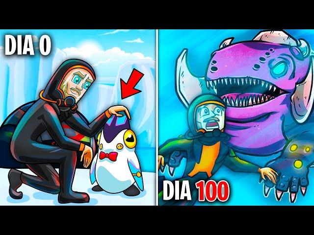 ¡SOBREVIVO 100 DIAS en un PLANETA ALIENÍGENA de OCÉANO CONGELADO! SUBNAUTICA BELOW ZERO La Película