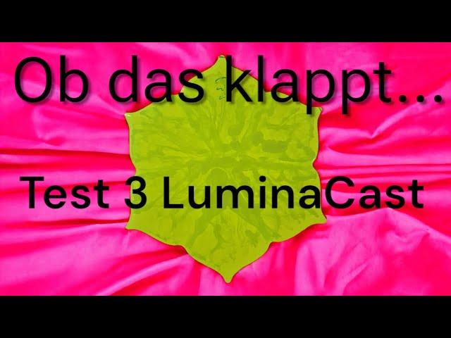 Ob das klappt? Test3 der neuen #LuminaCast Reihe von #dipon de