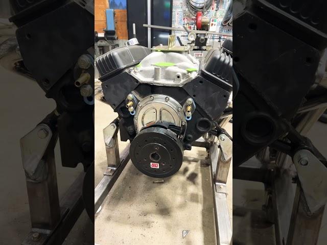 Engine run stand build #enginebuild #budgetbuilds #engineswap #mancave #fabrication