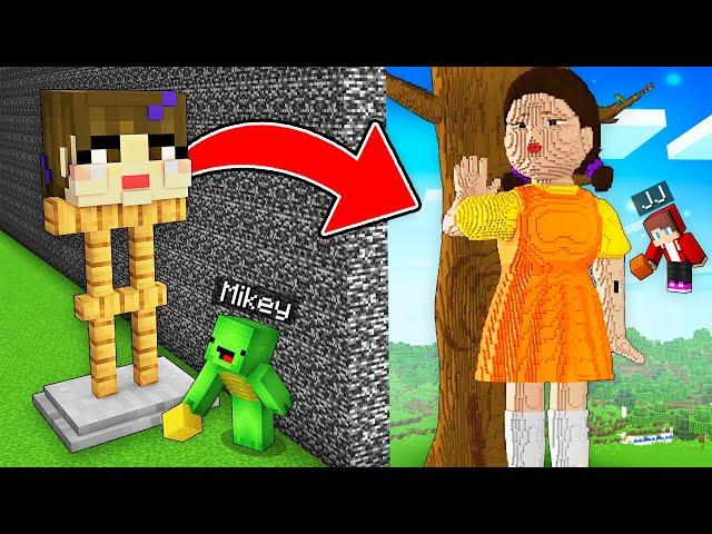 Mikey and JJ Cheated With SQUID GAME Build Battle in Minecraft (Maizen)