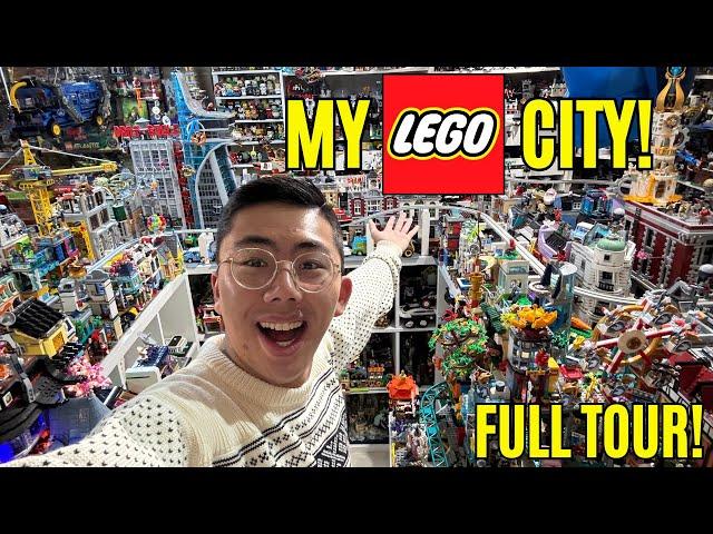 A Tour of my MASSIVE LEGO CITY! 2025 Update!