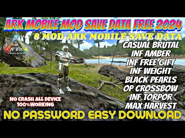 ARK MOBILE SAVE DATA | LVL 100 | INF AMBER | INF FREE GIFT | OP CROSSBOW | MAX HARVEST AND MORE...