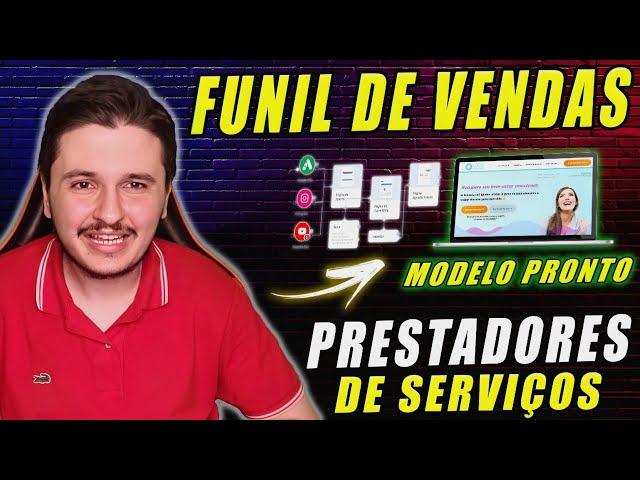 Modelo Pronto | Funil de Vendas Prestação de Serviços | + Gestão de Contatos Automática