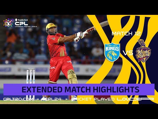 Extended Highlights | Saint Lucia Kings vs Trinbago Knight Riders | CPL 2024