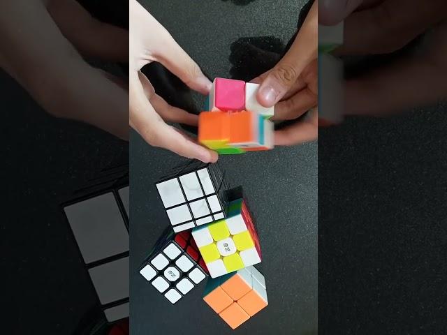 Solving #2x2 #rubikscube #2x2rubikscube #cube #shorts