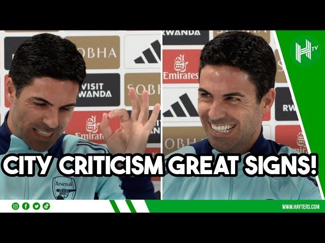 City CRITICAL of us? We're moving in GREAT direction | Mikel Arteta EMBARGO