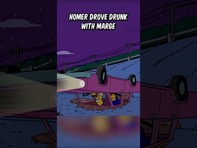 Homer drove drunk with Marge
