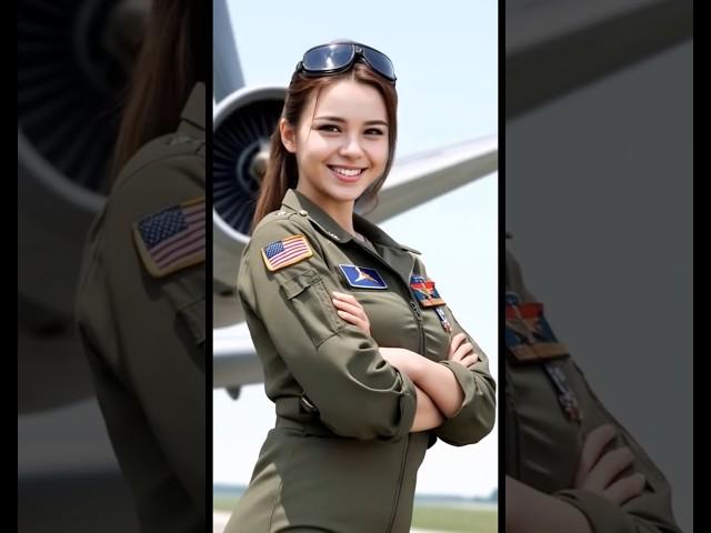 Fearless and Beautiful Women in Military Aviation #military #airforce #aircraft #pilot #womenpilot