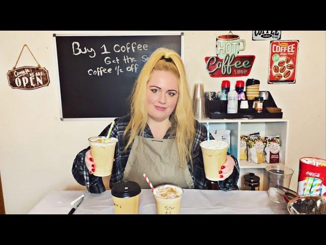 ASMR-Coffee Barista Role Play ️