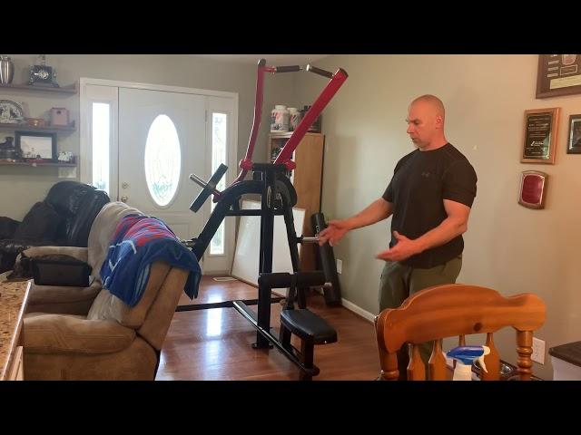 Kurt Weidner review of Steelflex Plate Loaded Lat Pull Down