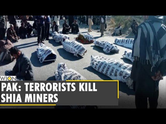 Pakistan's minority Shia Hazara community protests killing of 11 coal miners by ISIS