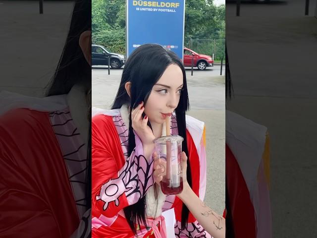 Boa Hancock Love sight ~ with ​⁠​⁠@Eri.na_cos as Boa #onepiece #cosplay #luffy #boa